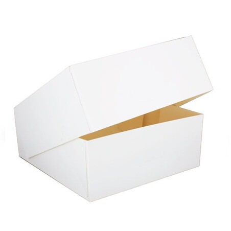 Boîte à Gâteau Carton Kraft 32x32x15cm (125 Utés)