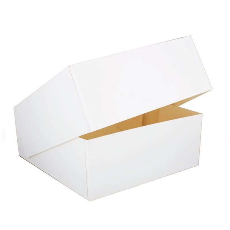 Boîtes à entremets blanches h. 10 cm