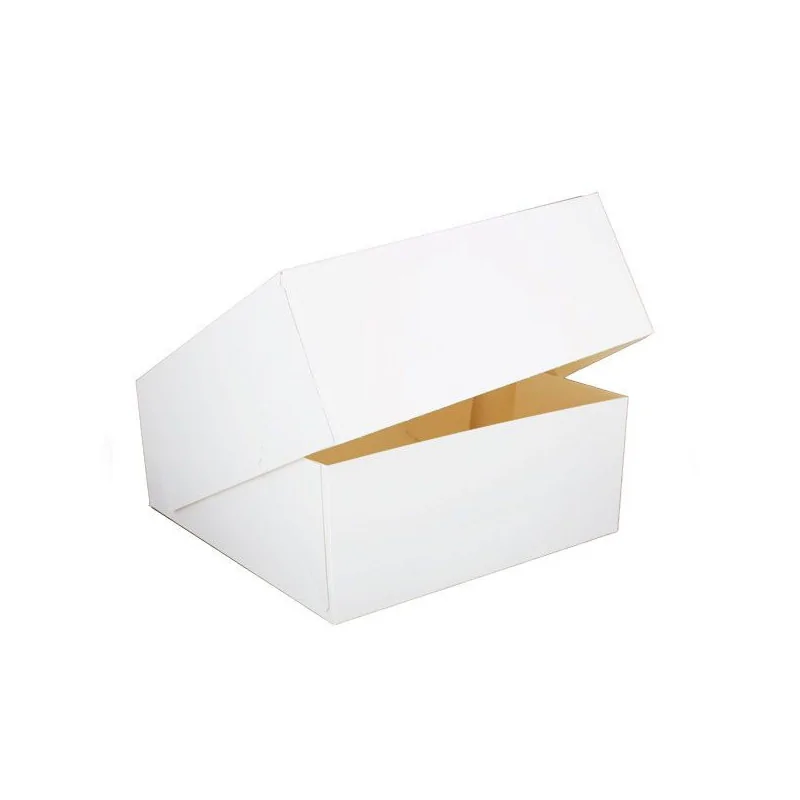 Boîtes à entremets blanches h. 10 cm