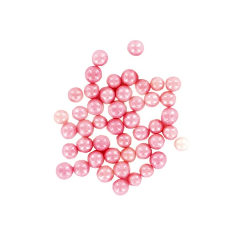 Décors perles roses comestibles Patisdécor Pro 300 g