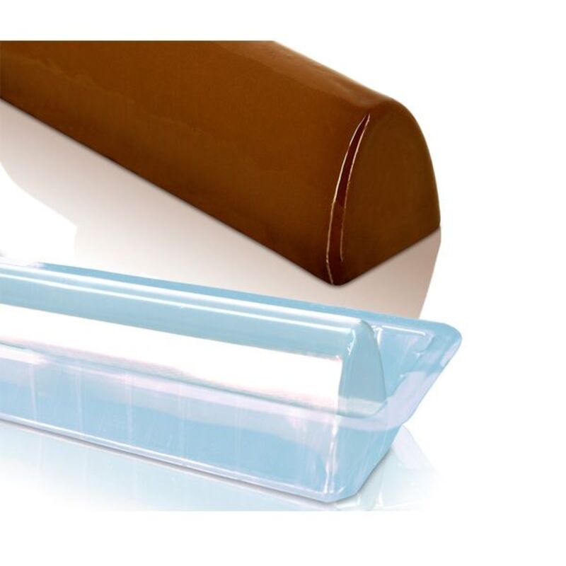 Moule à buche plastique relief - Gouttière à bûche PVC