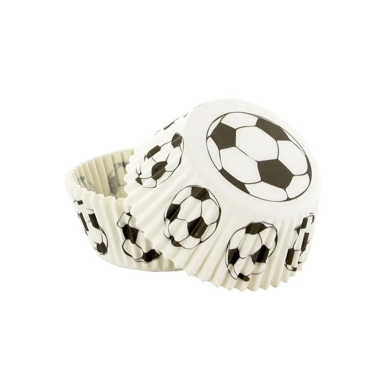 Caissette cupcake football (x 50)