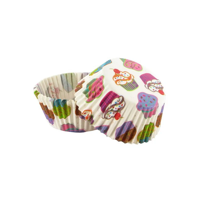 Caissette cupcake décor cupcakes (x 50)