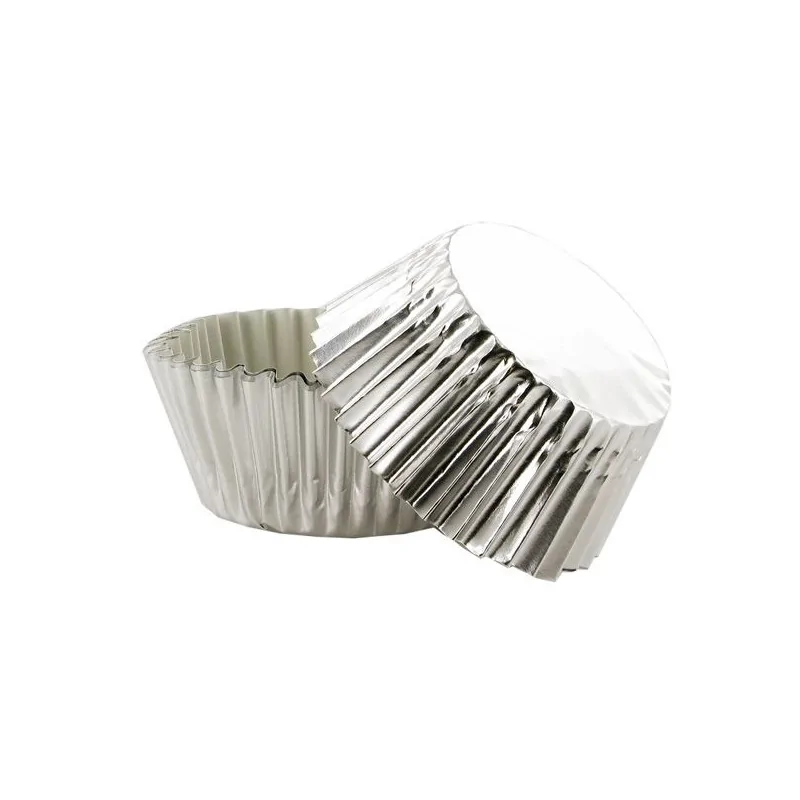 Caissette cupcake argentée (x50)
