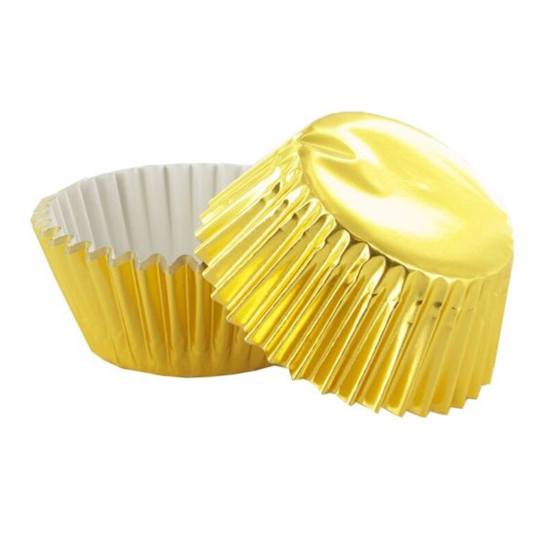 50 CAISSETTES MINI PAPIER silisé CUPCAKE TRUFFE PATISSERIE dia base 40mm  H.2,5cm