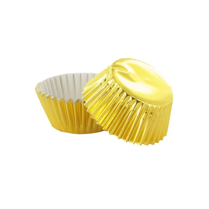Caissette cupcake dorées (x50)