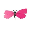 Papillons roses aimantés assortis (x3)