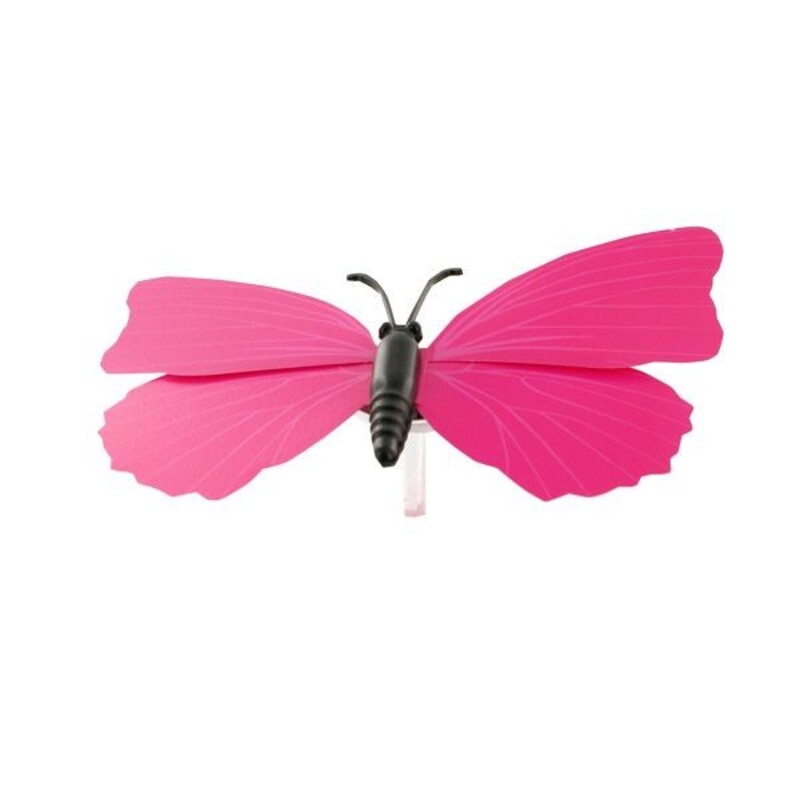 Papillons roses aimantés assortis (x3)