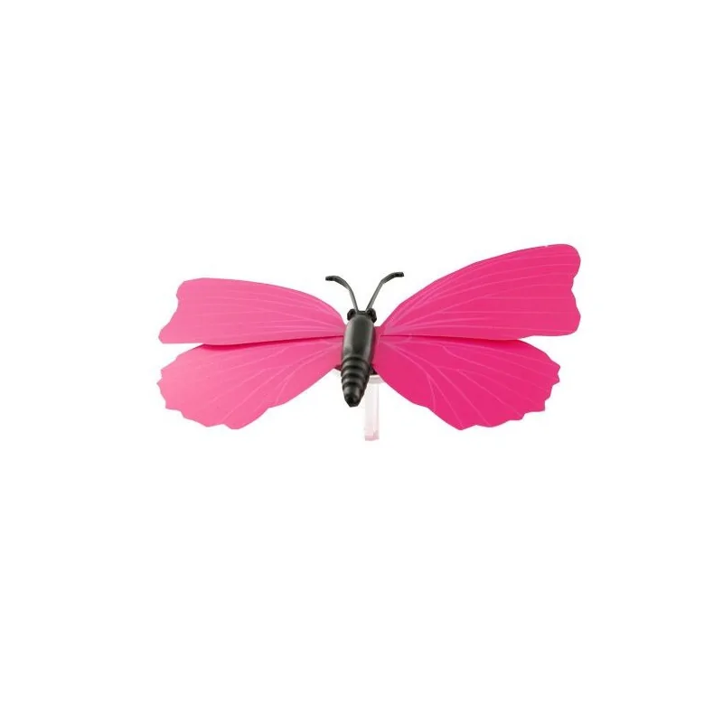 Papillons roses aimantés assortis (x3)