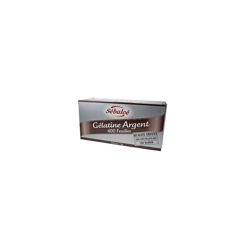 Gélatine en feuilles qualité Argent 1 kg