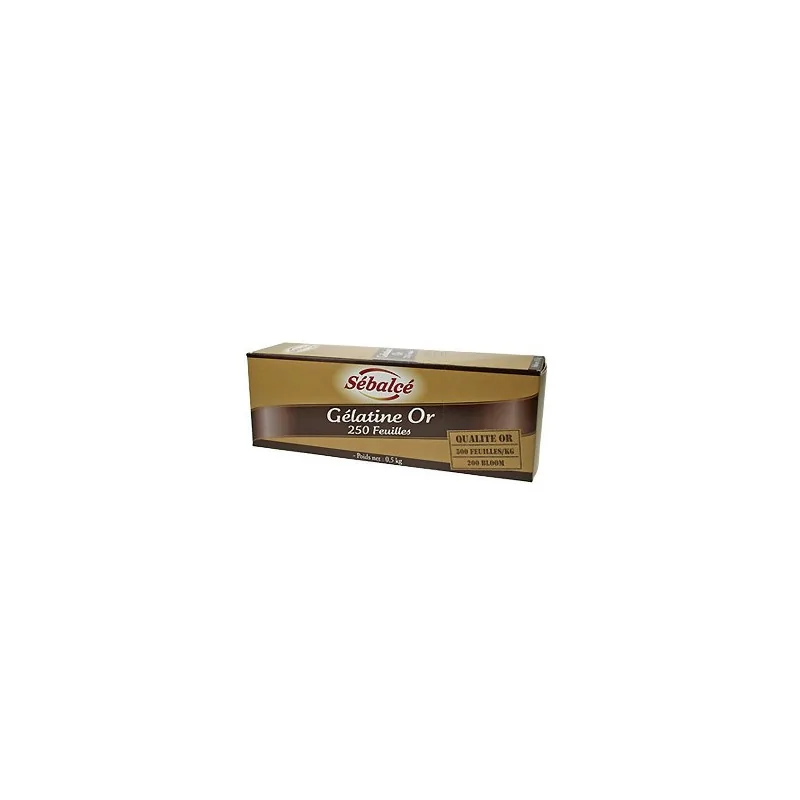 Gélatine en feuilles qualité Or 500 g