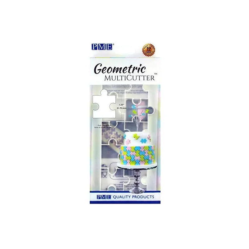 Découpoirs géométriques puzzle PME (x3)