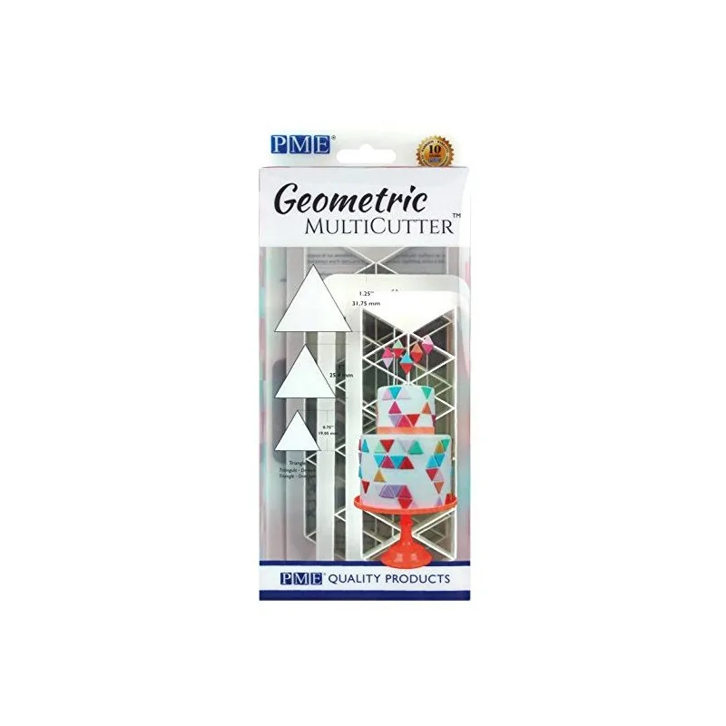 Découpoirs géométriques triangles PME (x3)
