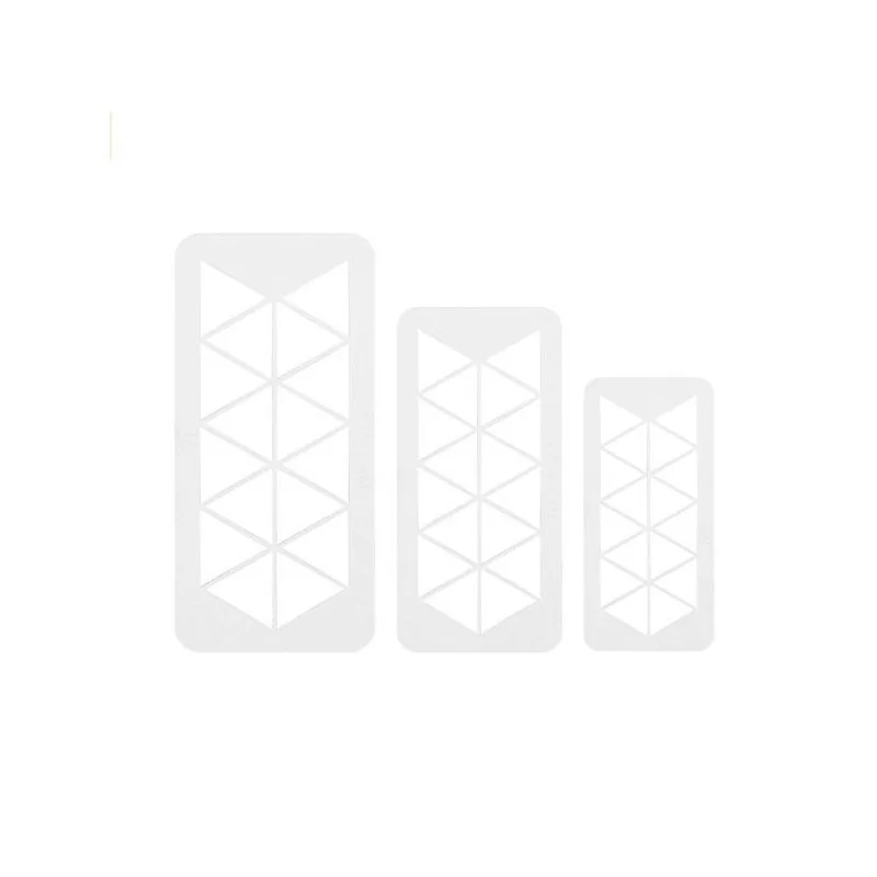 Découpoirs géométriques triangles PME (x3)