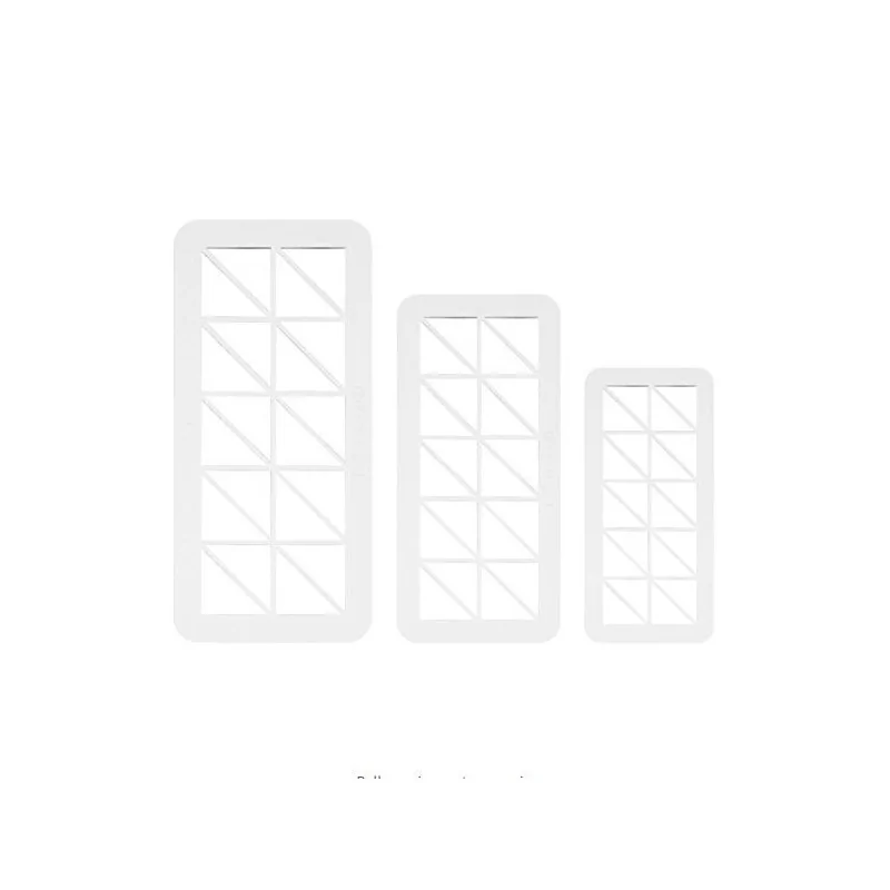 Découpoirs géométriques angles droits PME (x3)