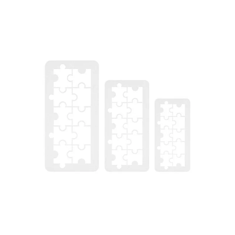 Découpoirs géométriques puzzle PME (x3)