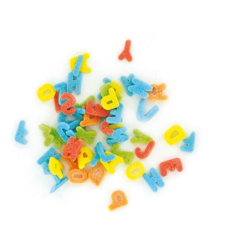 Décors Lettres alphabet comestibles Patisdécor Pro 250 g