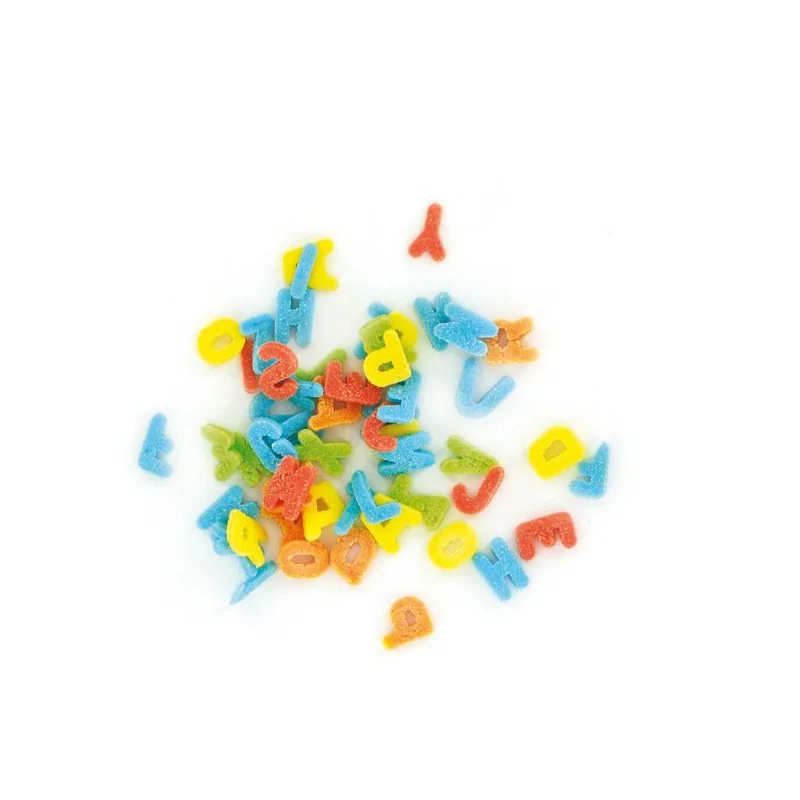 Décors Lettres alphabet comestibles Patisdécor Pro 250 g