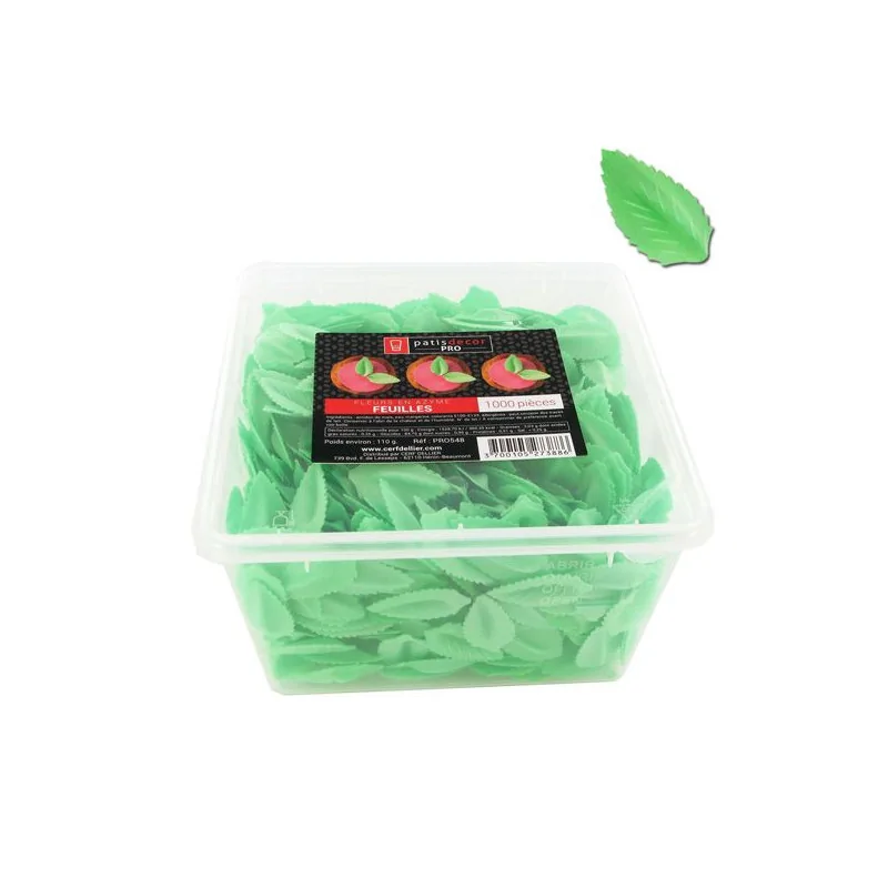 1000 Feuilles de rose azyme verte Patisdécor Pro