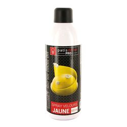 Spray effet velours jaune 400 ml