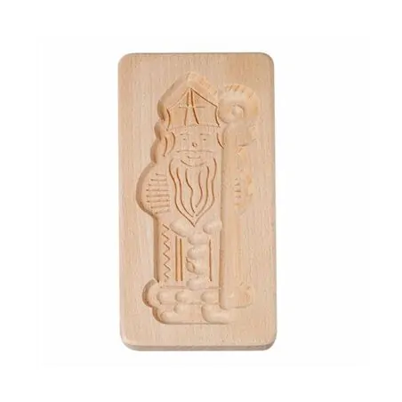 Moule à spéculoos en bois Saint Nicolas