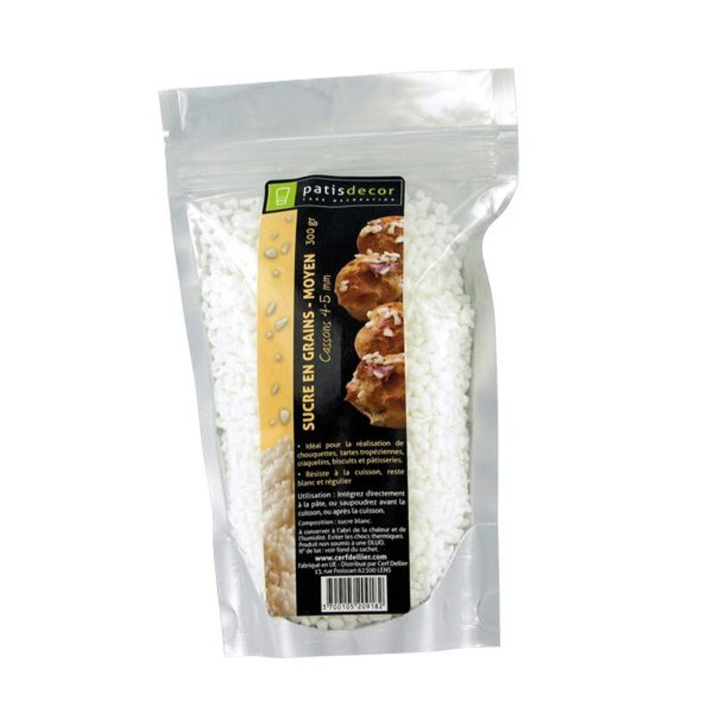 Sucre perlé chouquettes Patisdécor 300g