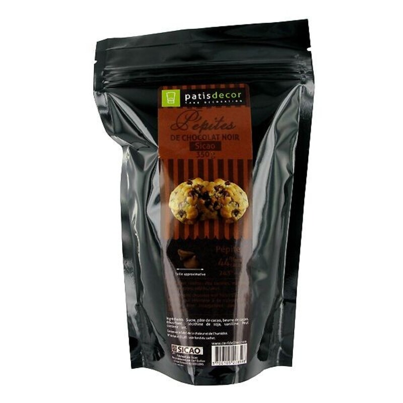 Pépites de chocolat noir 250 g Patisdécor