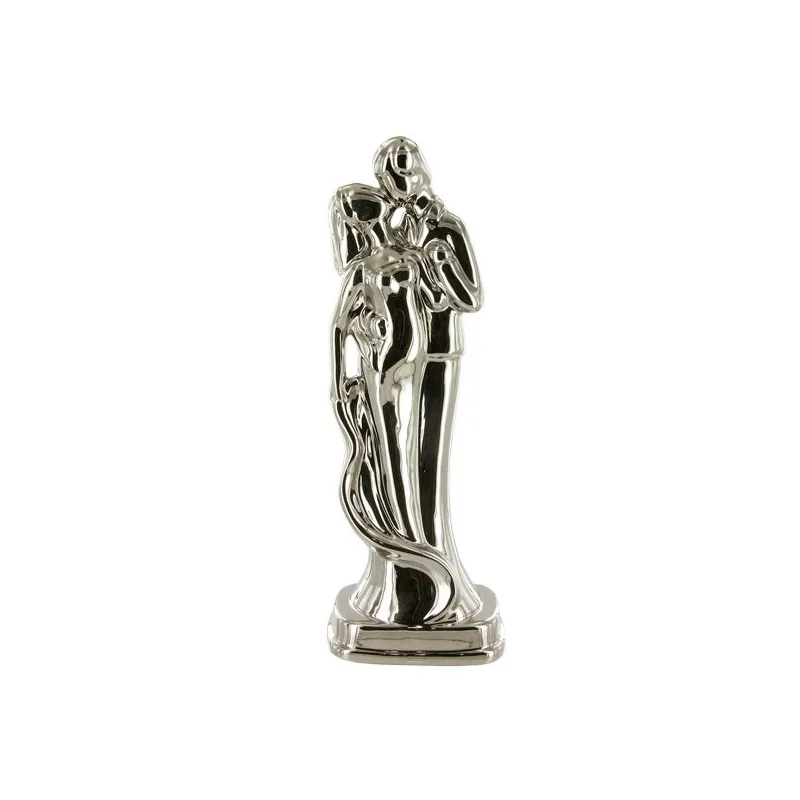 Couple de mariés argent solennel 30 cm