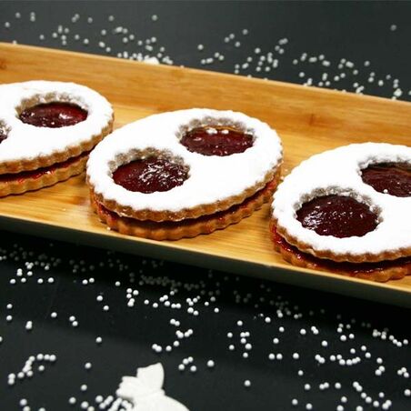 Recette sablés Lunettes à la Framboise