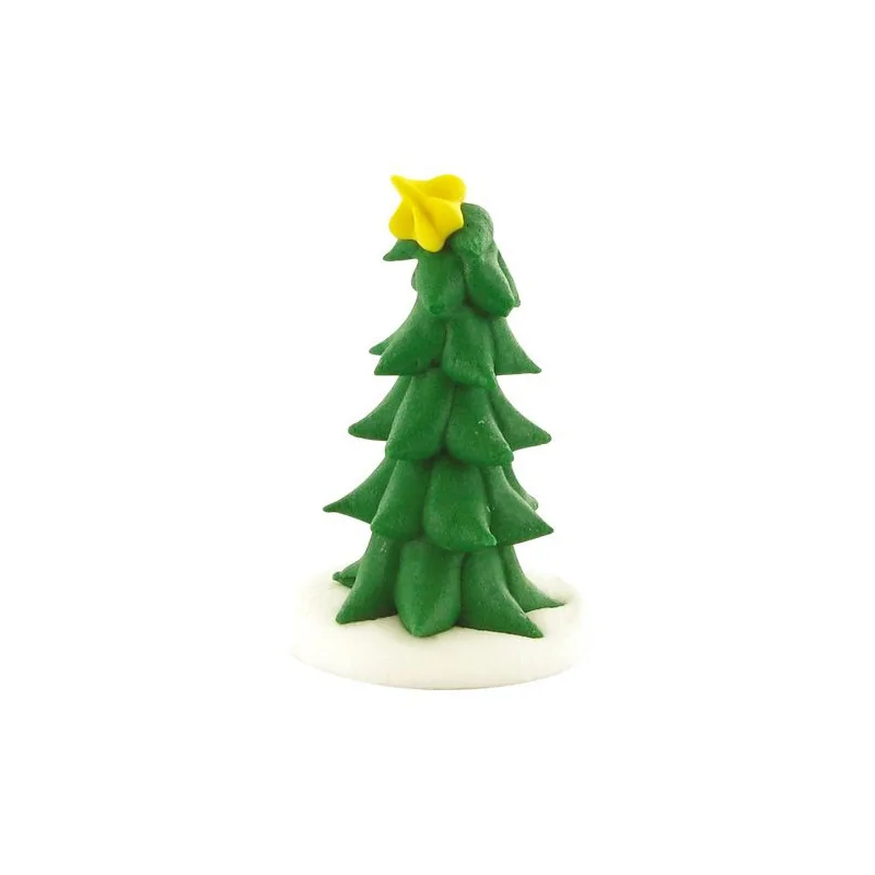 Décors comestibles sapin étoile de Noël (x20)