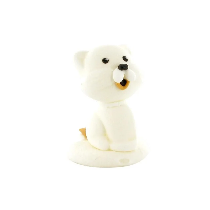 Décors comestibles chats blancs (x24)