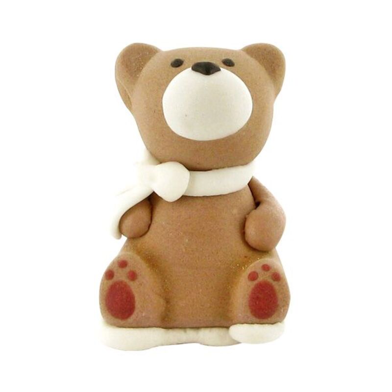 Decor Ourson Brun Assis En Sucre Pour Gateau 5 Cm Cerf Dellier Decor Ourson Brun Assis En Sucre Pour Gateau 5 Cm Cerf Dellier