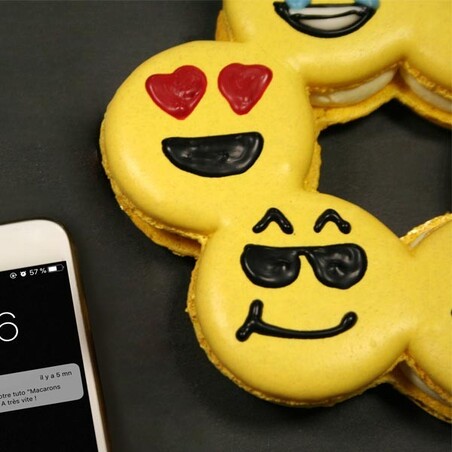 Macarons smileys