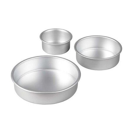Moules alu ronds assortis Wilton