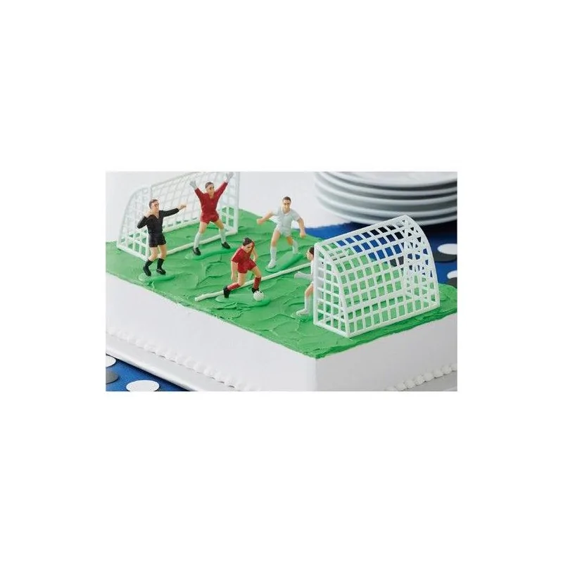 Kit décor gâteau Football Wilton