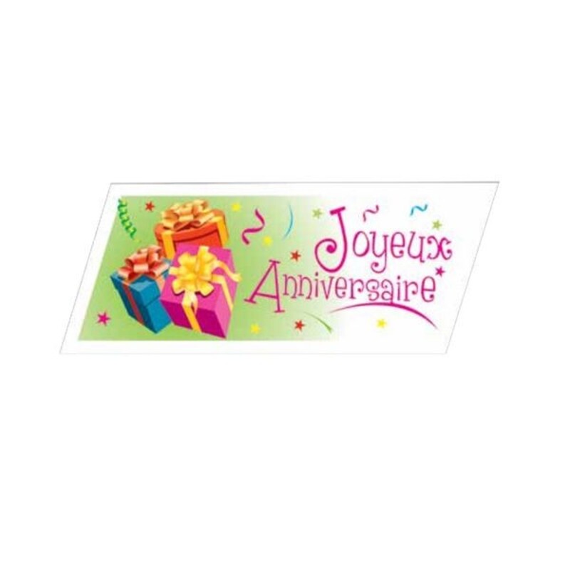 Plaquette Joyeux Anniversaire X40 Florensuc Cerf Dellier Plaquette Joyeux Anniversaire X40 Florensuc Cerf Dellier
