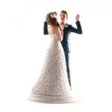 Sujet de mariage mains en l'air 20 cm