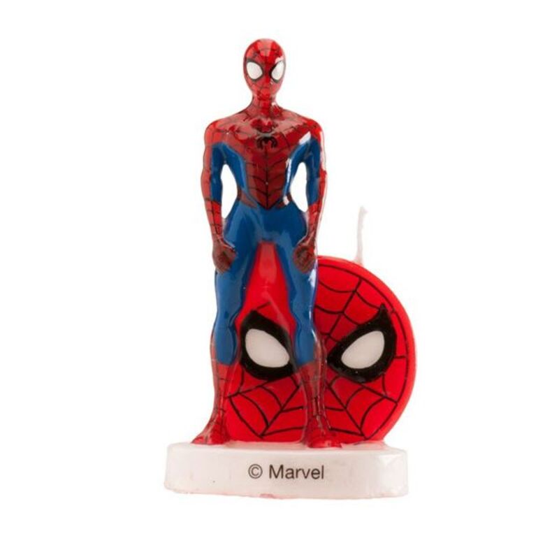 Bougie Spider-Man Web-Warriors pour l'anniversaire de votre enfant -  Annikids