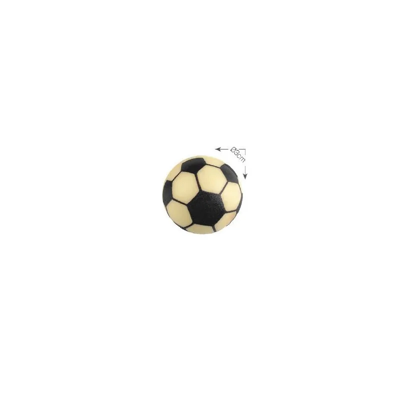 Ballon de football en chocolat 3 cm
