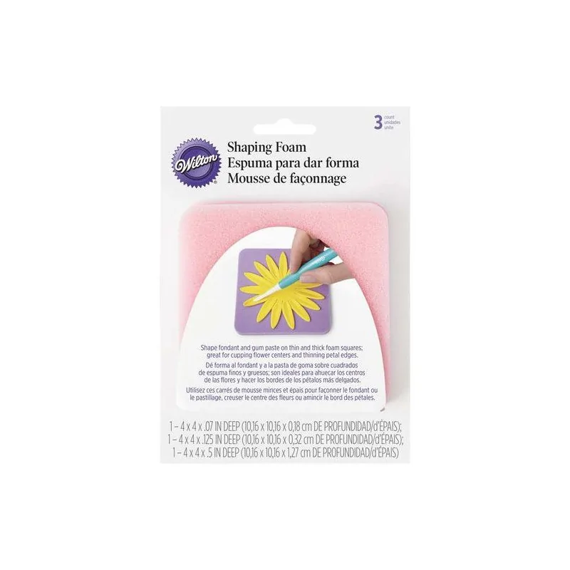 Tapis mousse de façonnage Wilton (x3)