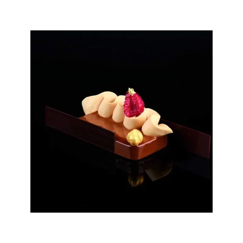 Moule silicone rectangulaire 12 empreintes individuelles