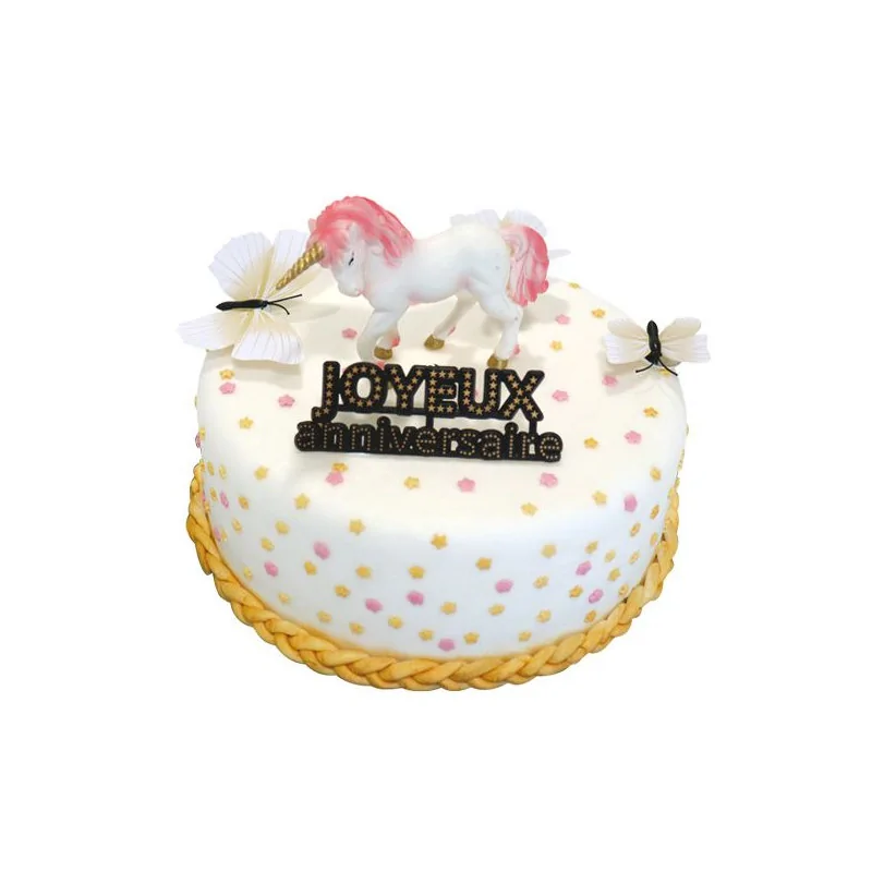 Kit Décor gâteau Licorne