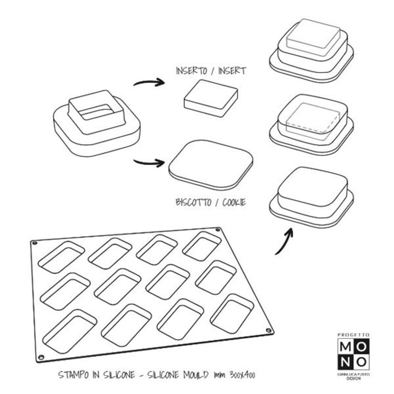 Moule silicone Square