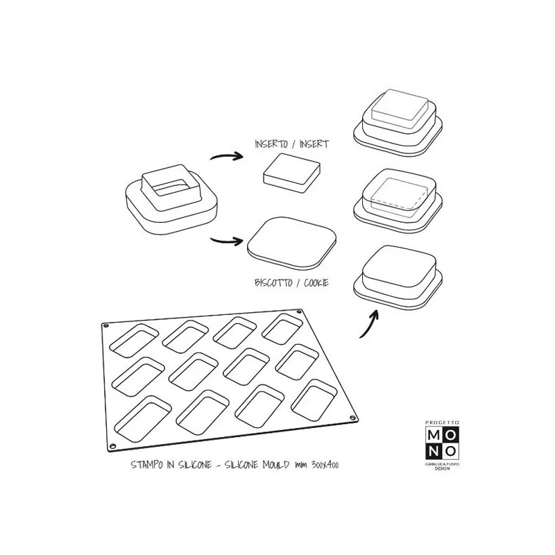 Moule silicone Oval Pavoni