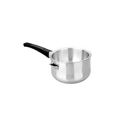 Casserole Bain-marie En Inox 1.2L - Double Paroi - Pour Chauffer Le Lait Sans Brûler - Avec Sifflet - Poignée Plastique - 8