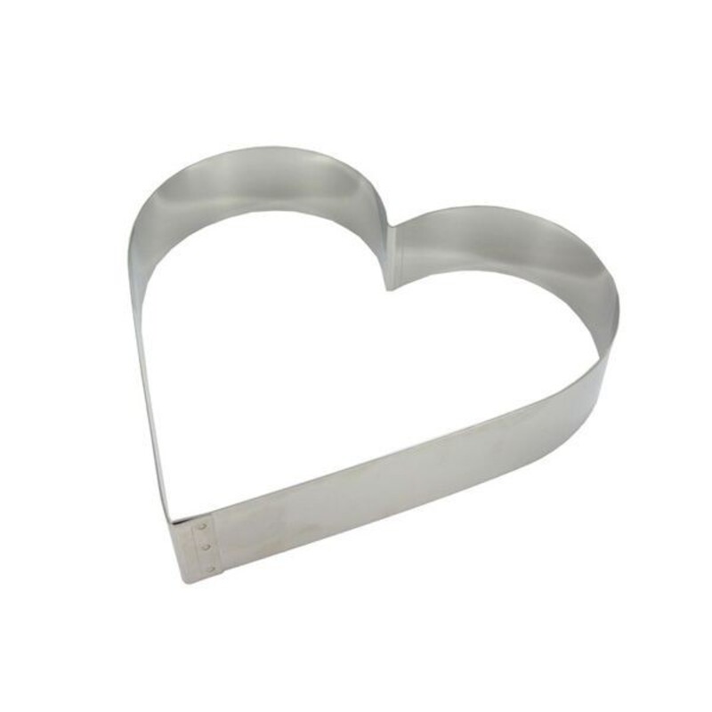 Cercle coeur inox 20 cm