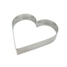 Cercle coeur inox 20 cm