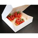 Boîte à tarte blanche H 5 cm Patisdécor Boîte à tarte blanche H 5 cm Patisdécor