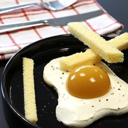 pack recette oeuf au plat en trompe l oeil