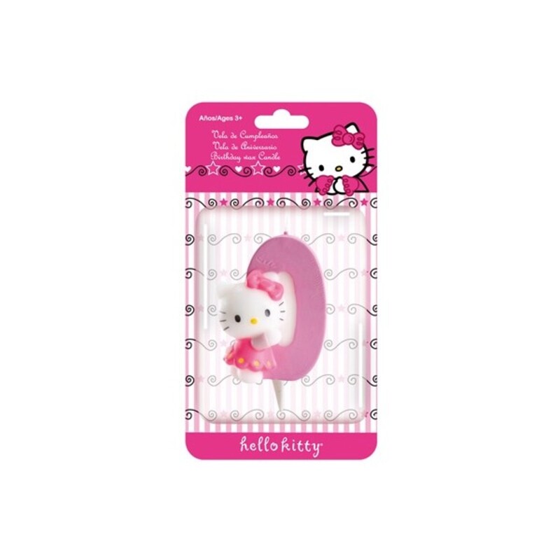 Bougie Hello Kitty chiffre 5